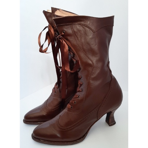 New Oak Tree Farms Genuine Leather Boots - Picture 2 of 7